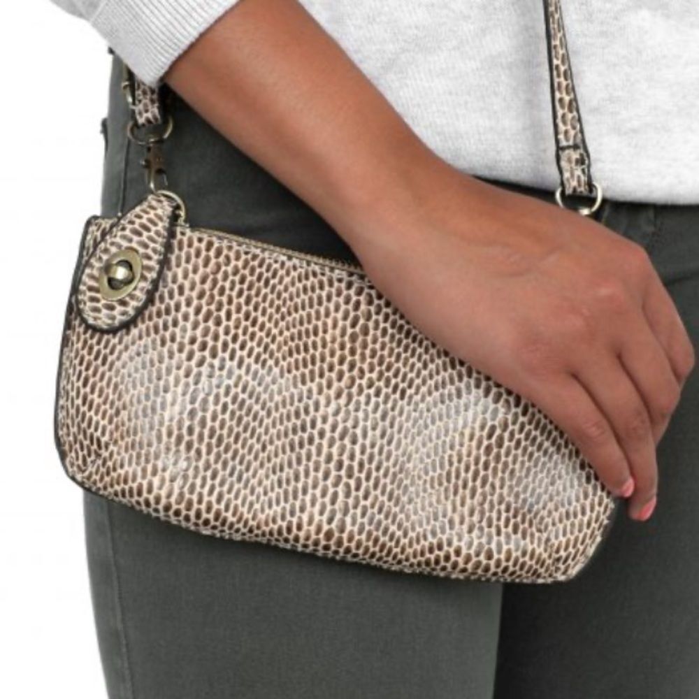 Joy Susan Women's Vegan Leather Wristlet Clutch Purse Small Casual